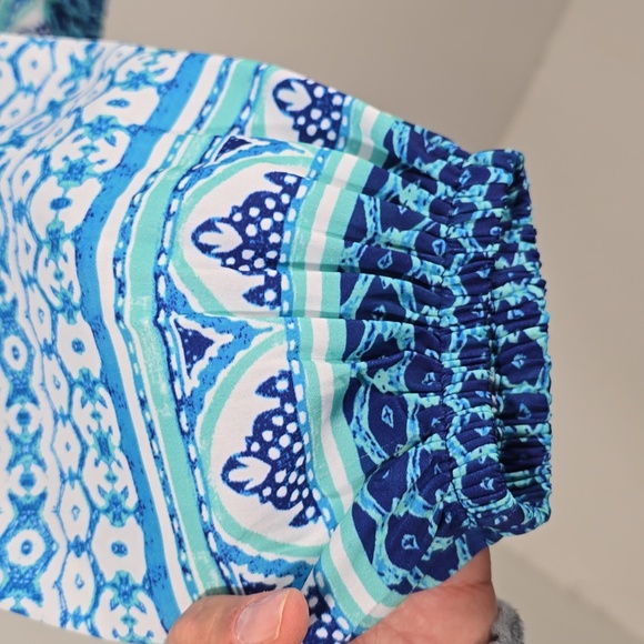 {Cabana Life} Aruba Blues Tassel Blouse - Size Large - Picture 7 of 17